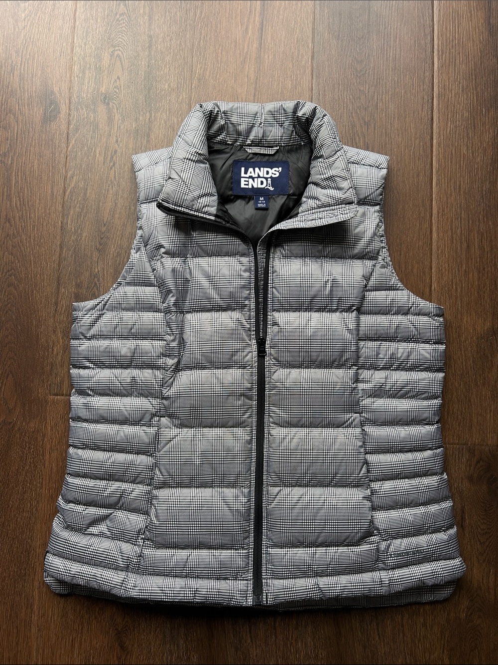 Lands End Puffer Vest | Lands End Winter Vest | Striped Vest | Puffer Vest